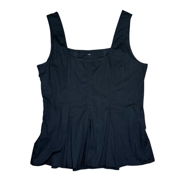 NWT J. Crew Sleeveless Button-Up Peplum Top Size 8 - Picture 4 of 6